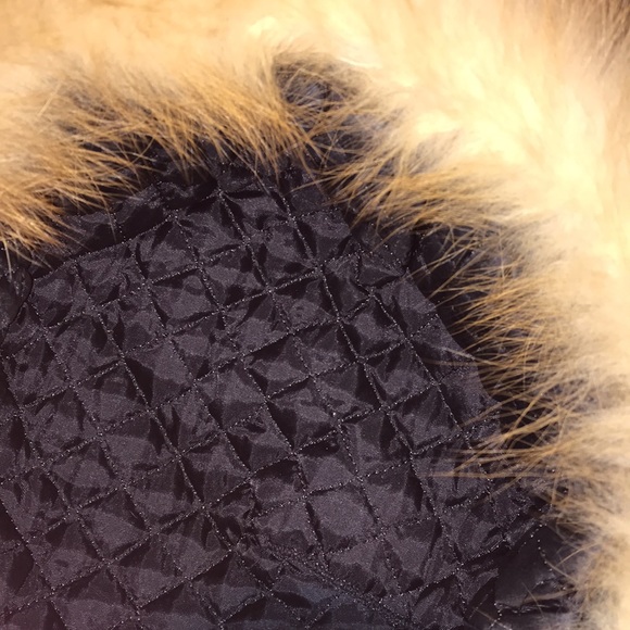 Suede Hat with Fox Hair Trim - Picture 6 of 11